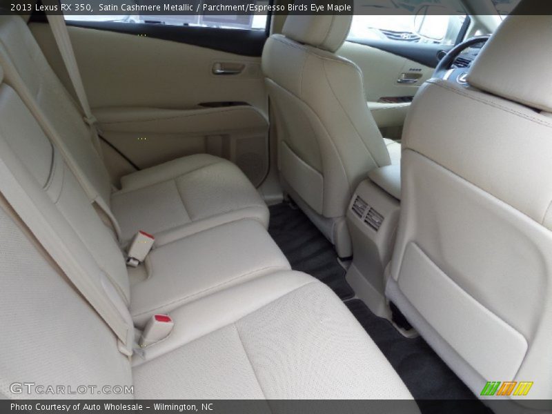 Satin Cashmere Metallic / Parchment/Espresso Birds Eye Maple 2013 Lexus RX 350