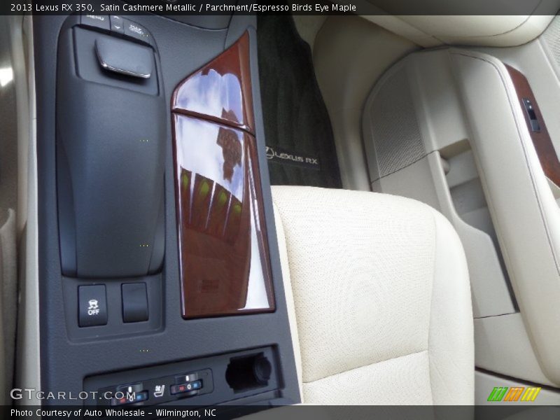 Satin Cashmere Metallic / Parchment/Espresso Birds Eye Maple 2013 Lexus RX 350