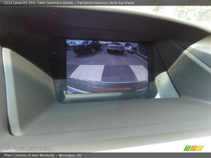 Satin Cashmere Metallic / Parchment/Espresso Birds Eye Maple 2013 Lexus RX 350