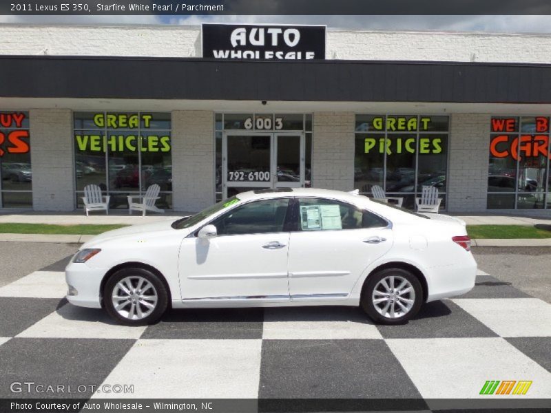 Starfire White Pearl / Parchment 2011 Lexus ES 350