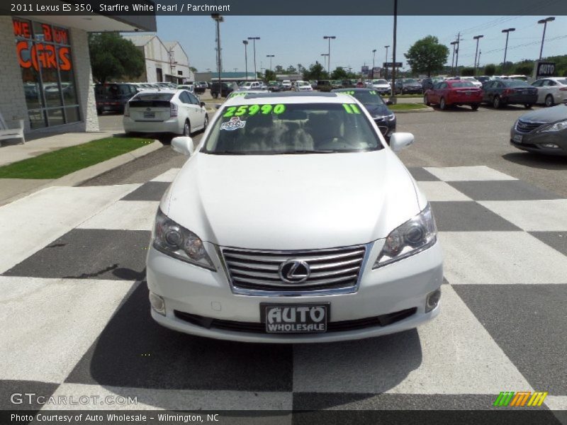 Starfire White Pearl / Parchment 2011 Lexus ES 350