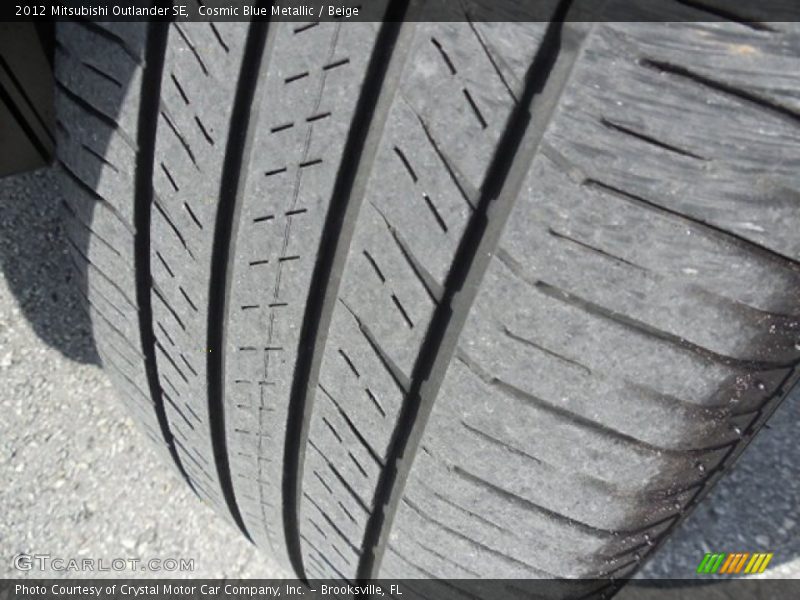 Cosmic Blue Metallic / Beige 2012 Mitsubishi Outlander SE