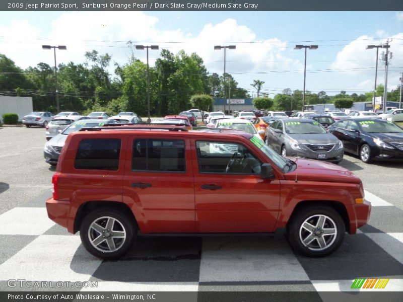 Sunburst Orange Pearl / Dark Slate Gray/Medium Slate Gray 2009 Jeep Patriot Sport