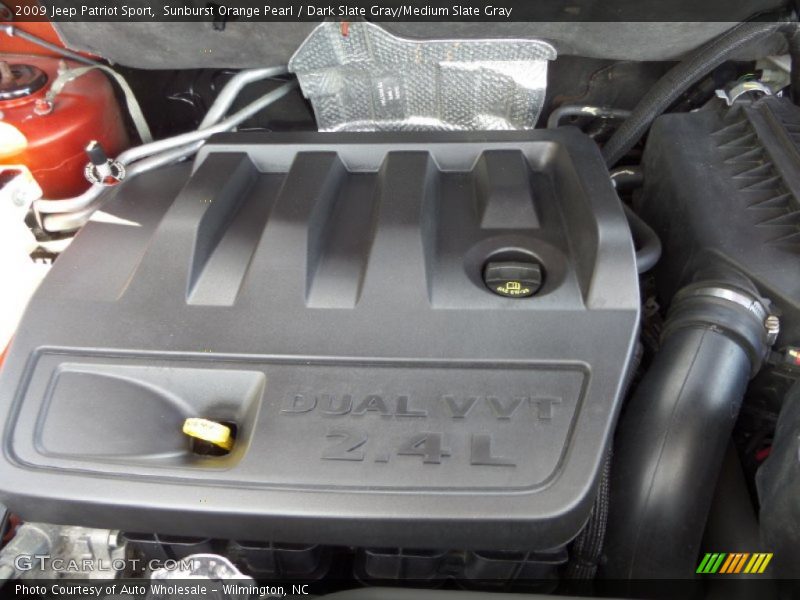 Sunburst Orange Pearl / Dark Slate Gray/Medium Slate Gray 2009 Jeep Patriot Sport