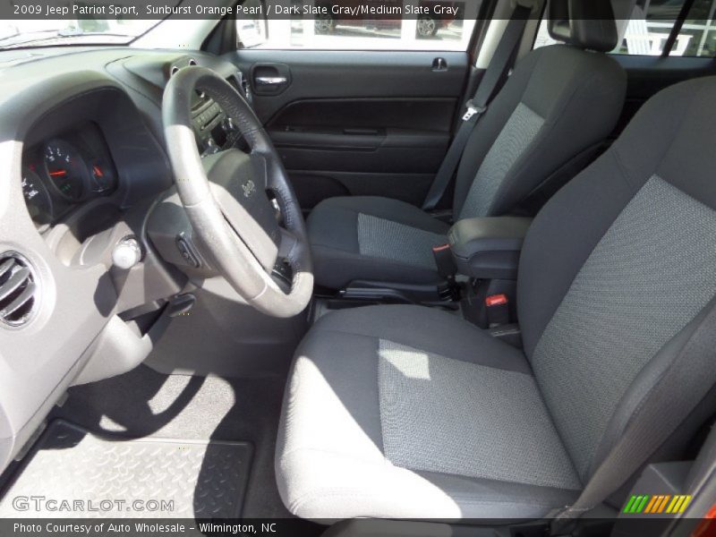 Sunburst Orange Pearl / Dark Slate Gray/Medium Slate Gray 2009 Jeep Patriot Sport