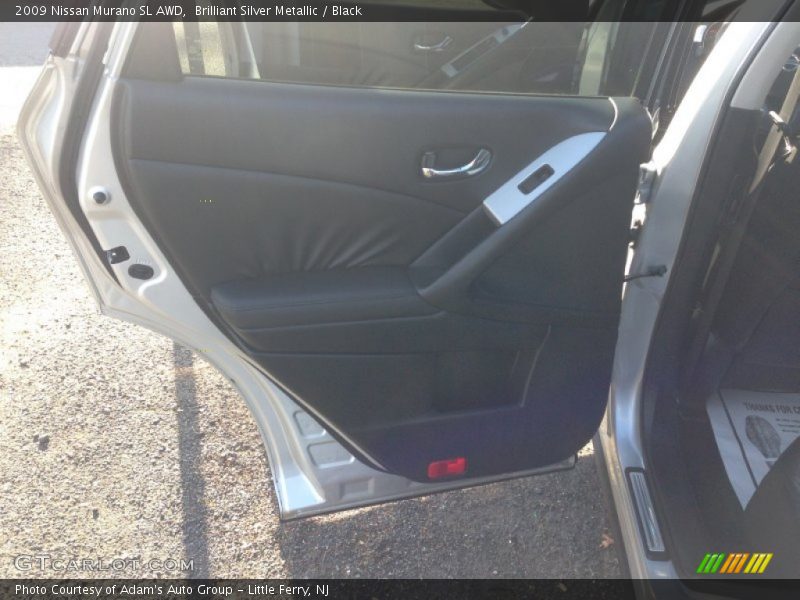 Brilliant Silver Metallic / Black 2009 Nissan Murano SL AWD