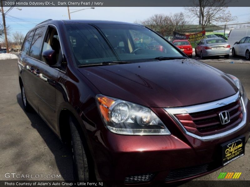 Dark Cherry Pearl / Ivory 2009 Honda Odyssey EX-L