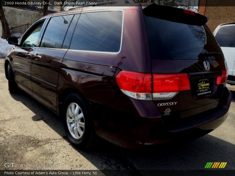 Dark Cherry Pearl / Ivory 2009 Honda Odyssey EX-L