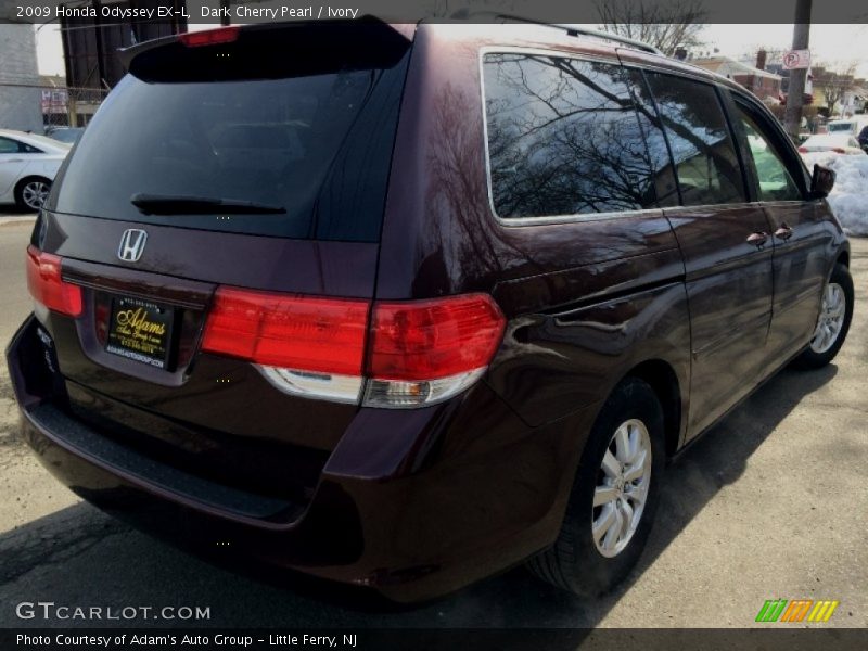Dark Cherry Pearl / Ivory 2009 Honda Odyssey EX-L