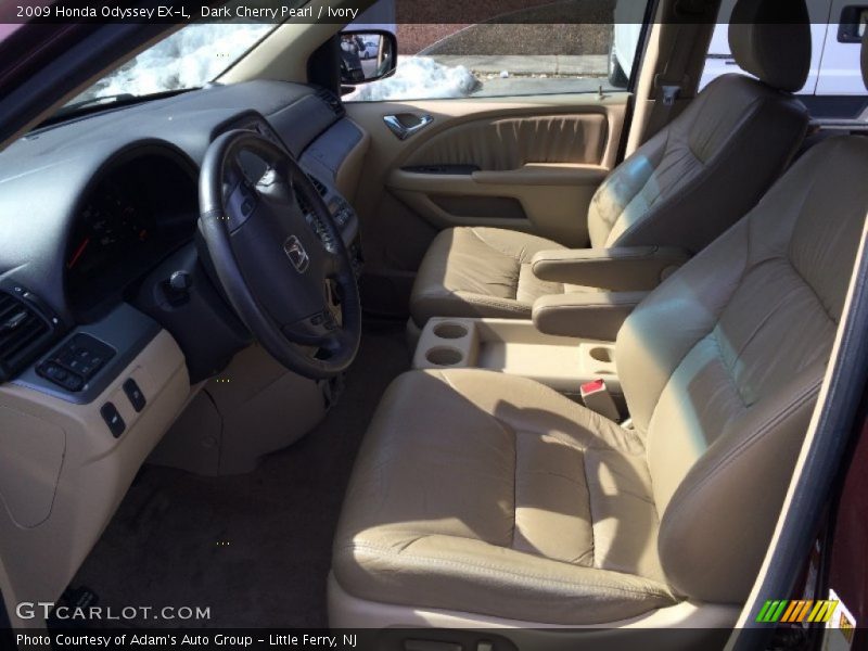 Dark Cherry Pearl / Ivory 2009 Honda Odyssey EX-L
