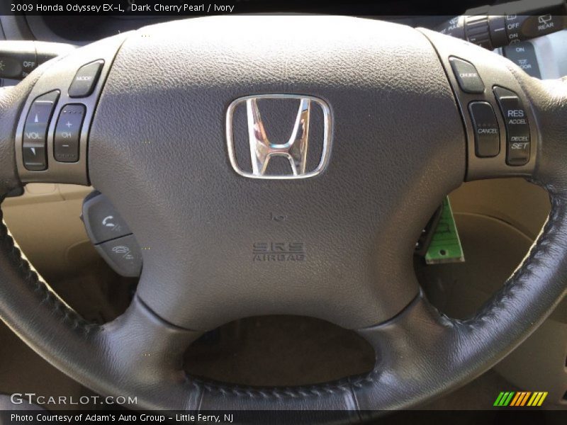 Dark Cherry Pearl / Ivory 2009 Honda Odyssey EX-L