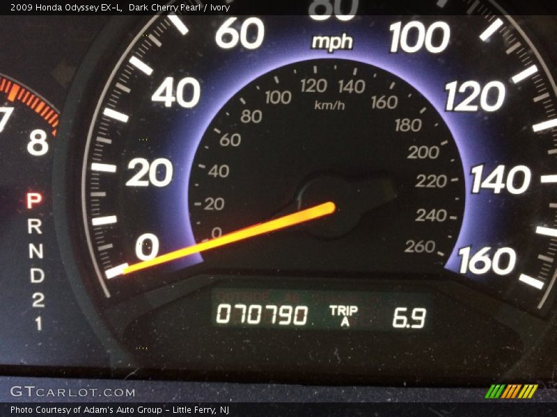 Dark Cherry Pearl / Ivory 2009 Honda Odyssey EX-L