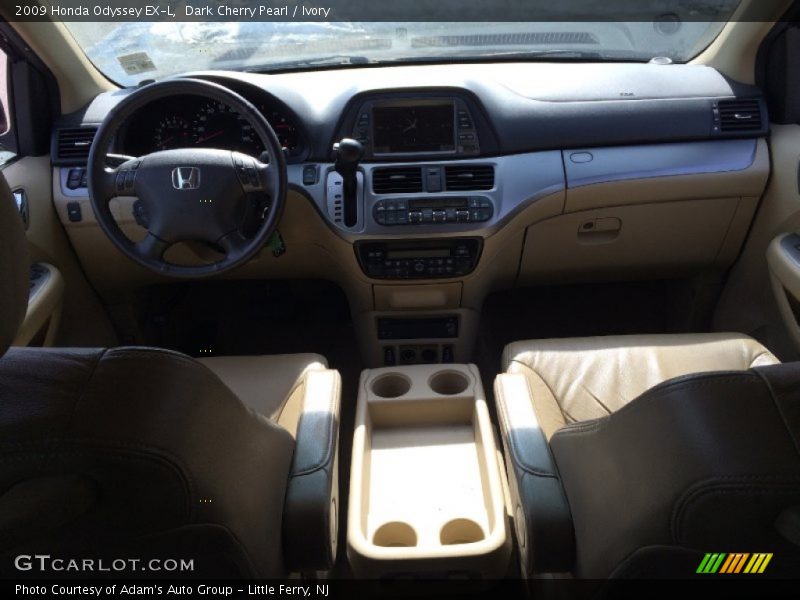 Dark Cherry Pearl / Ivory 2009 Honda Odyssey EX-L