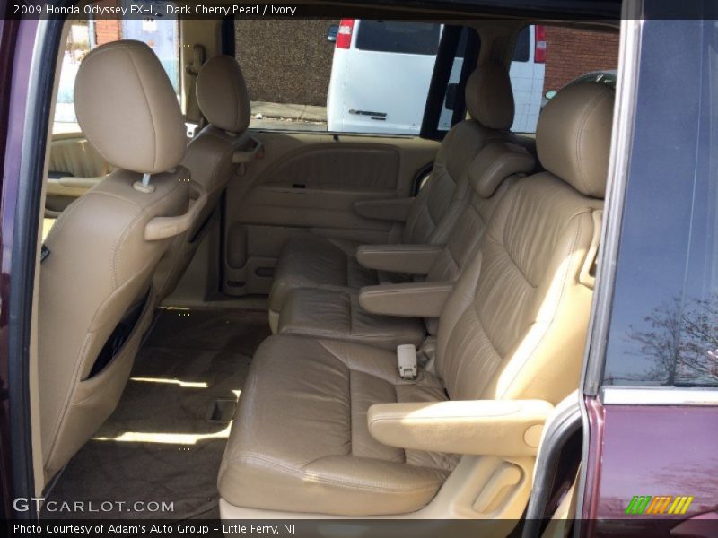 Dark Cherry Pearl / Ivory 2009 Honda Odyssey EX-L