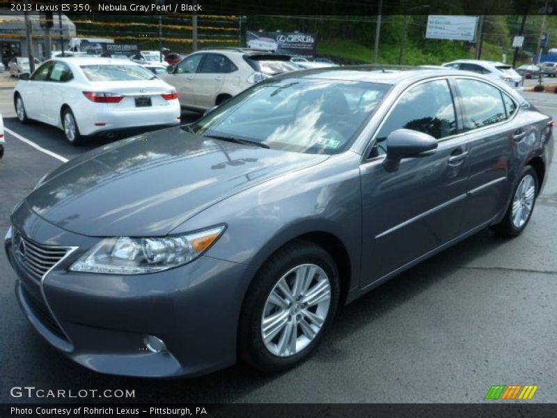Nebula Gray Pearl / Black 2013 Lexus ES 350