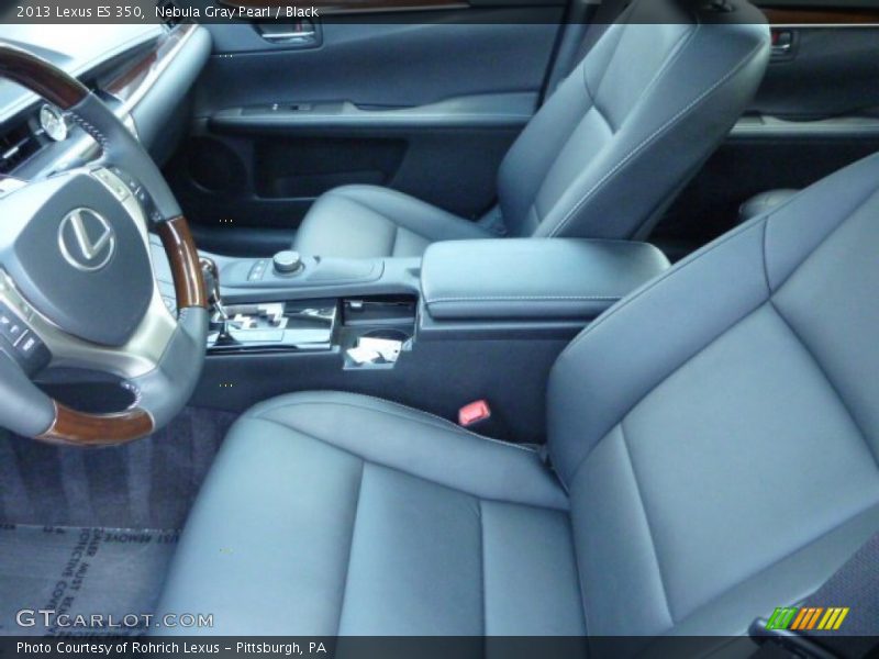 Nebula Gray Pearl / Black 2013 Lexus ES 350