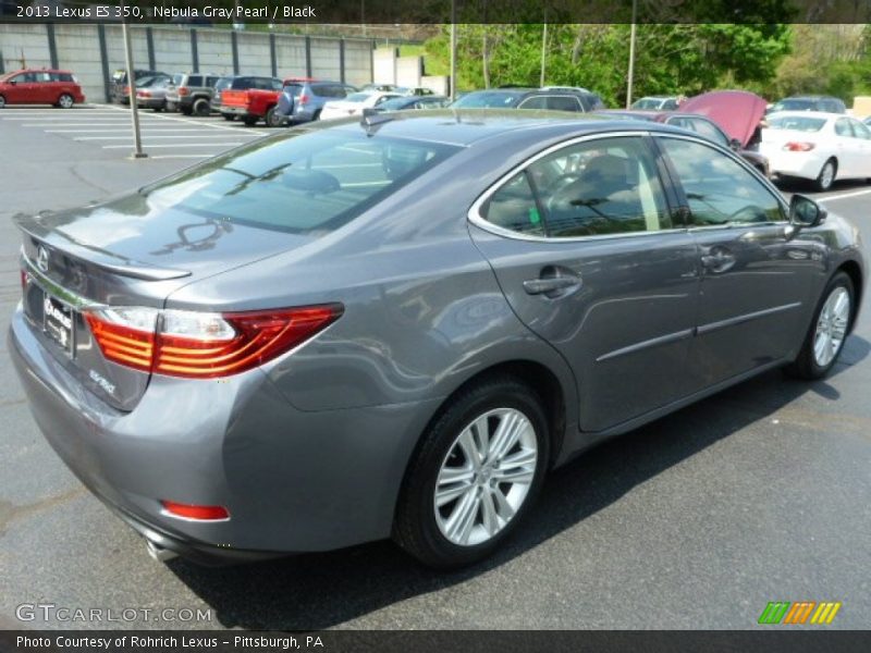 Nebula Gray Pearl / Black 2013 Lexus ES 350