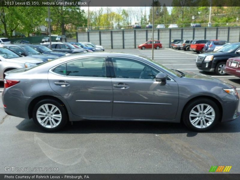 Nebula Gray Pearl / Black 2013 Lexus ES 350