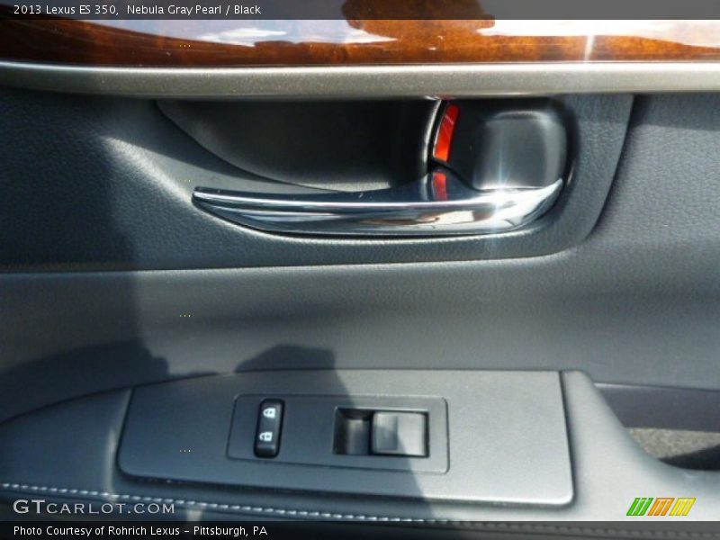 Nebula Gray Pearl / Black 2013 Lexus ES 350