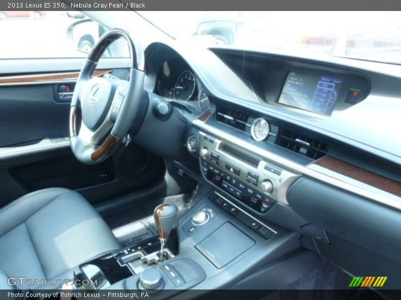 Nebula Gray Pearl / Black 2013 Lexus ES 350