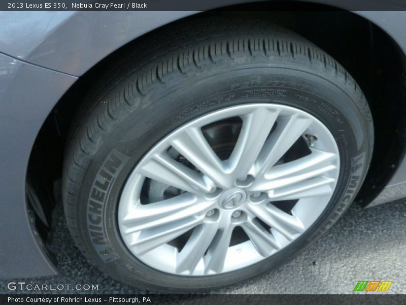 Nebula Gray Pearl / Black 2013 Lexus ES 350
