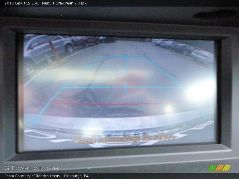 Nebula Gray Pearl / Black 2013 Lexus ES 350