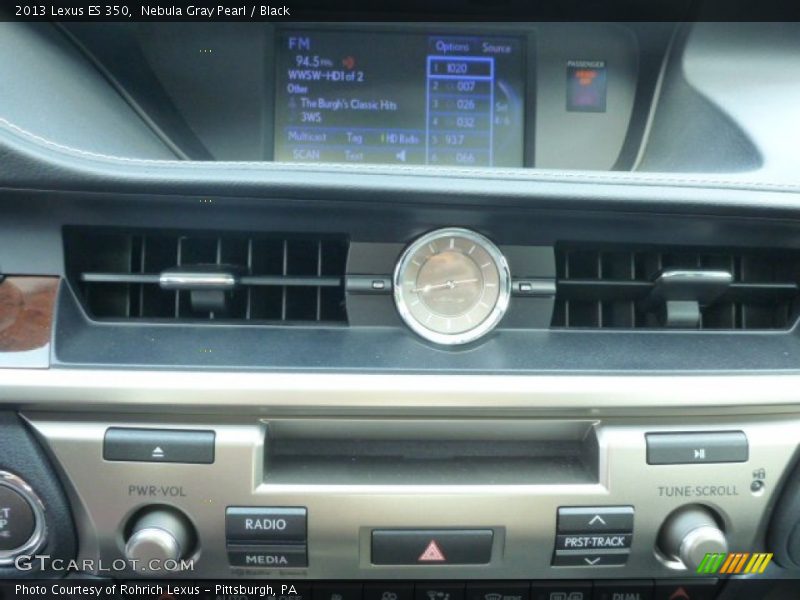 Nebula Gray Pearl / Black 2013 Lexus ES 350