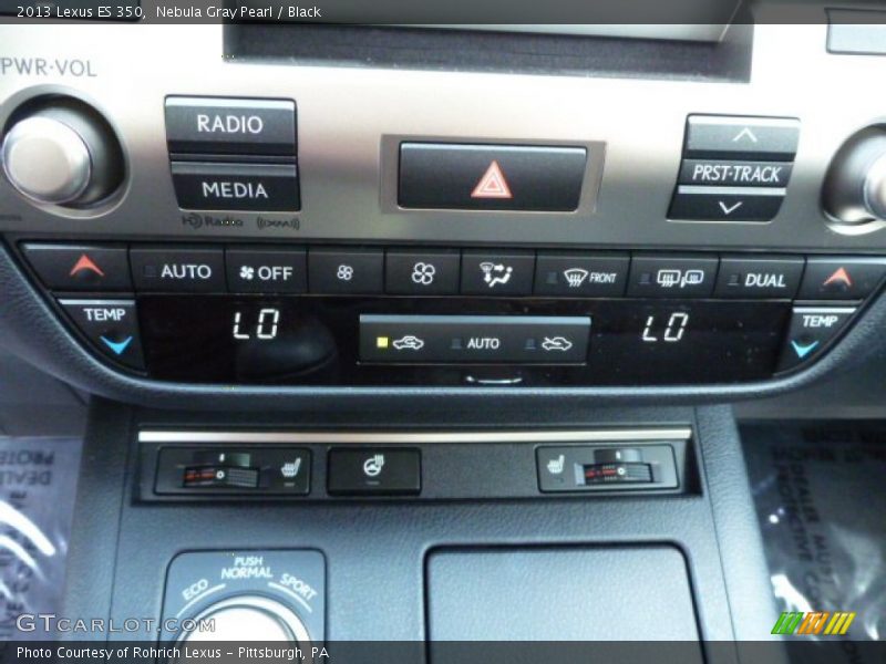 Nebula Gray Pearl / Black 2013 Lexus ES 350