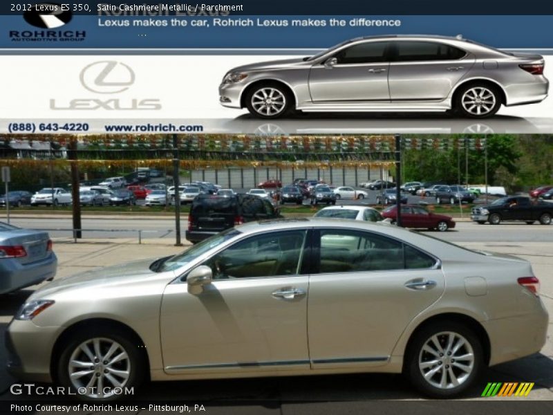 Satin Cashmere Metallic / Parchment 2012 Lexus ES 350