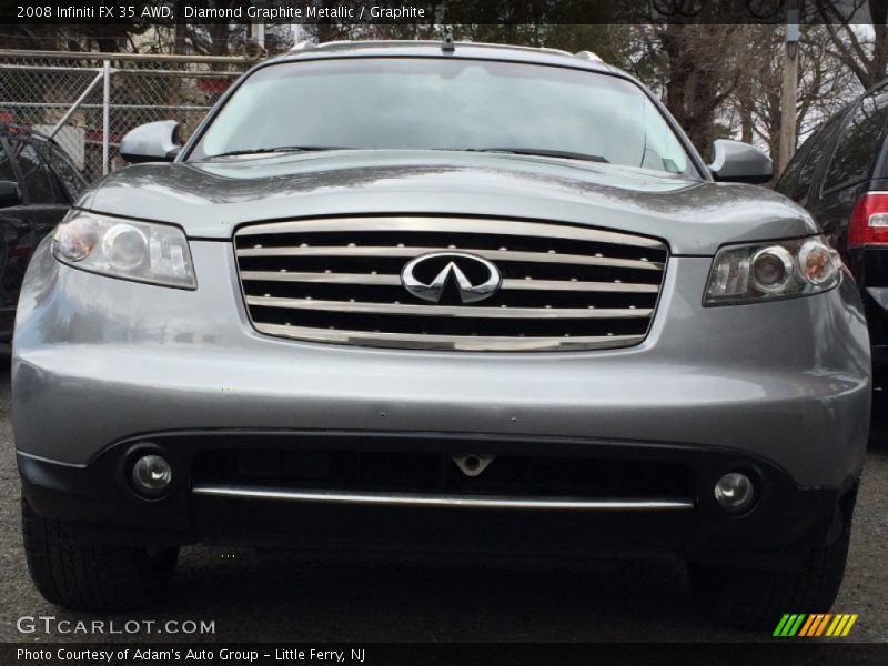 Diamond Graphite Metallic / Graphite 2008 Infiniti FX 35 AWD