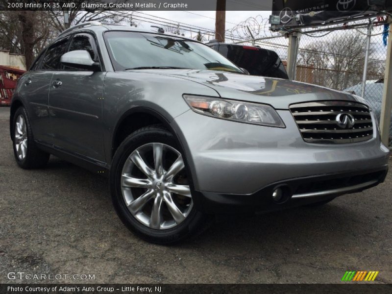 Diamond Graphite Metallic / Graphite 2008 Infiniti FX 35 AWD