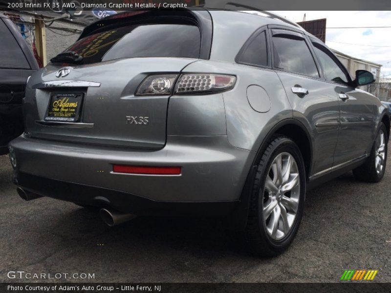 Diamond Graphite Metallic / Graphite 2008 Infiniti FX 35 AWD