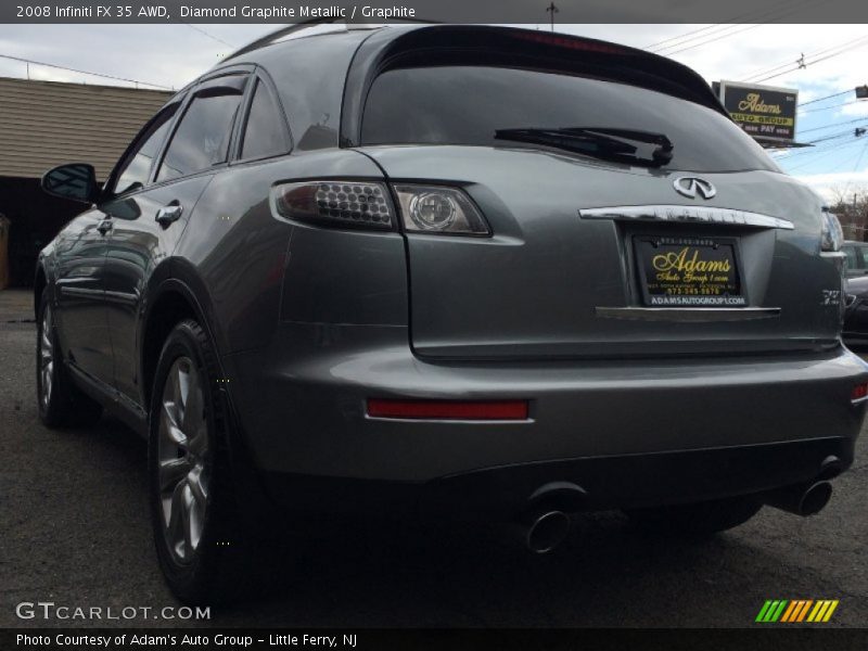 Diamond Graphite Metallic / Graphite 2008 Infiniti FX 35 AWD