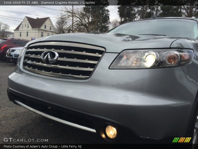 Diamond Graphite Metallic / Graphite 2008 Infiniti FX 35 AWD