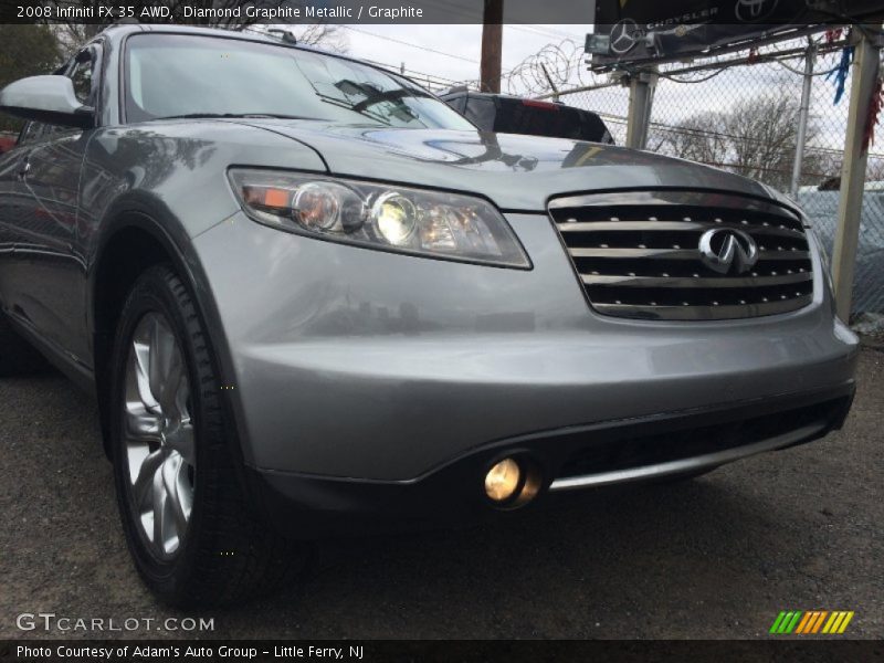 Diamond Graphite Metallic / Graphite 2008 Infiniti FX 35 AWD
