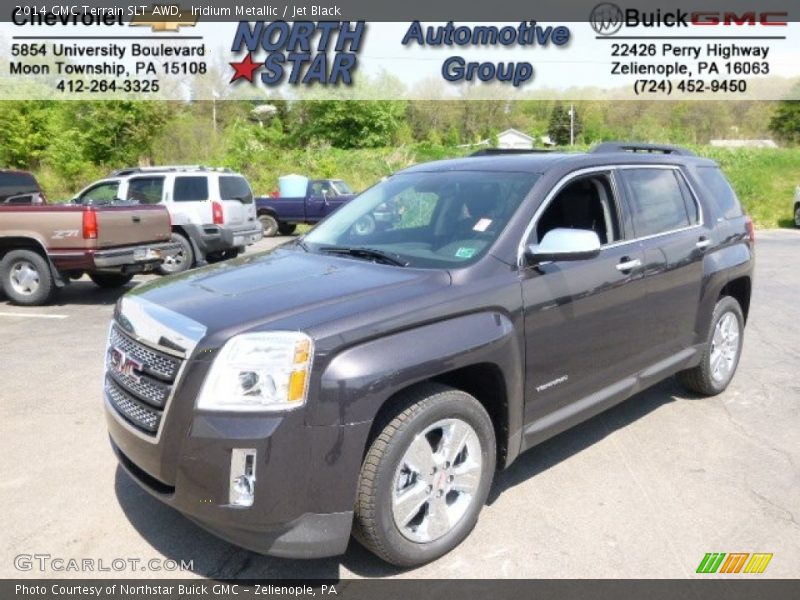 Iridium Metallic / Jet Black 2014 GMC Terrain SLT AWD