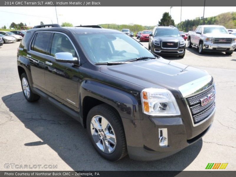 Iridium Metallic / Jet Black 2014 GMC Terrain SLT AWD