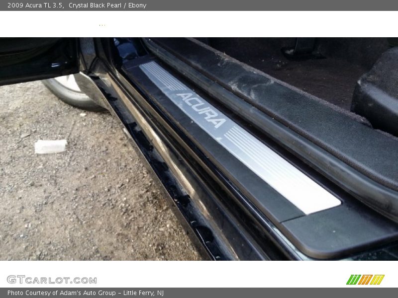 Crystal Black Pearl / Ebony 2009 Acura TL 3.5