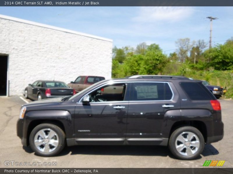 Iridium Metallic / Jet Black 2014 GMC Terrain SLT AWD