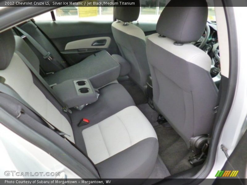 Silver Ice Metallic / Jet Black/Medium Titanium 2012 Chevrolet Cruze LS