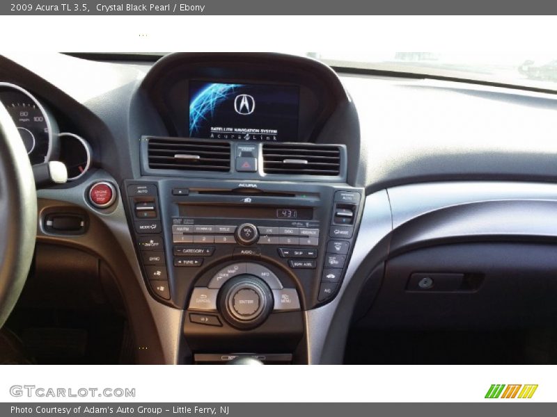 Crystal Black Pearl / Ebony 2009 Acura TL 3.5