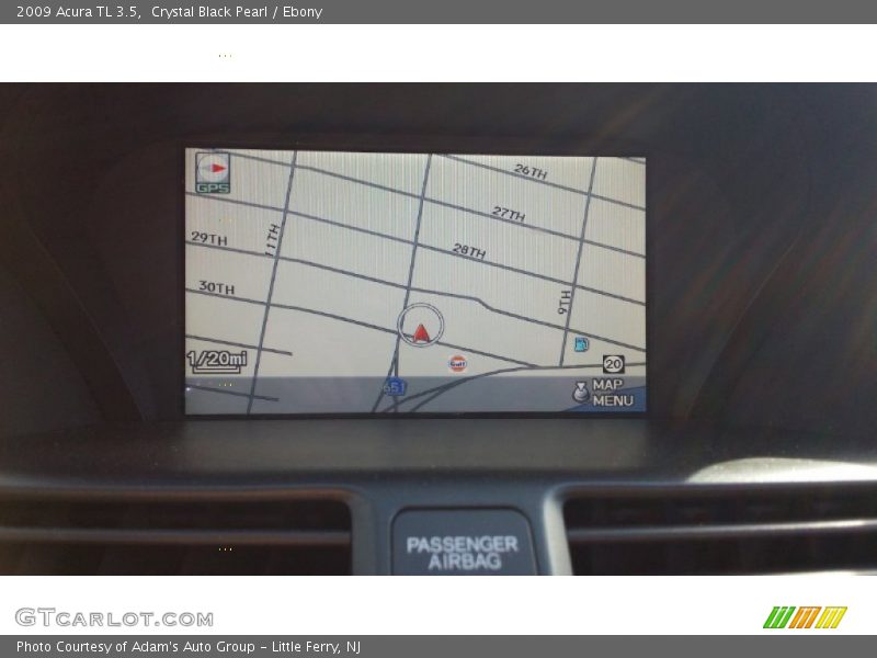 Crystal Black Pearl / Ebony 2009 Acura TL 3.5