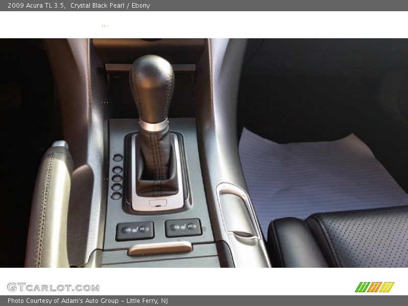 Crystal Black Pearl / Ebony 2009 Acura TL 3.5