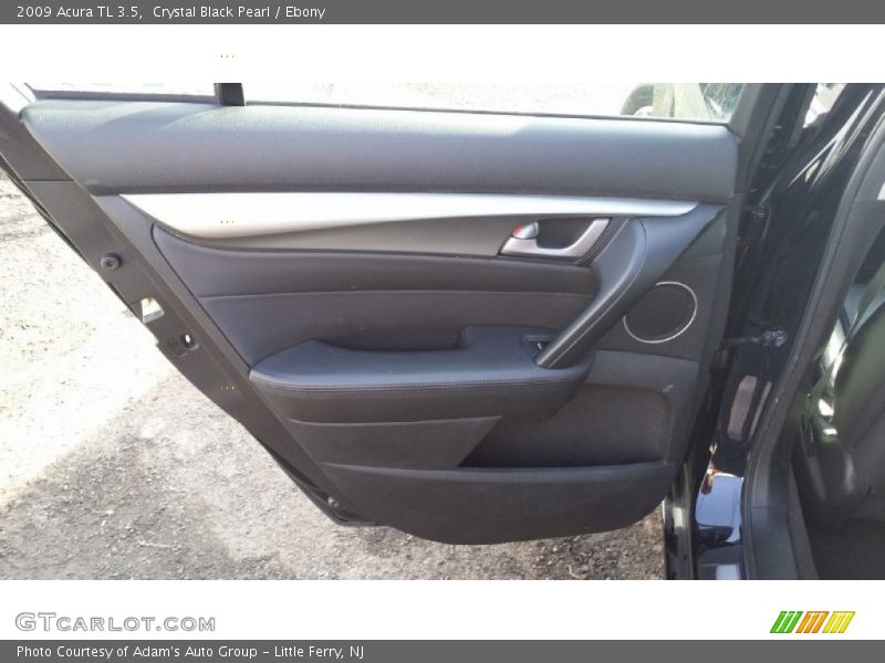Crystal Black Pearl / Ebony 2009 Acura TL 3.5