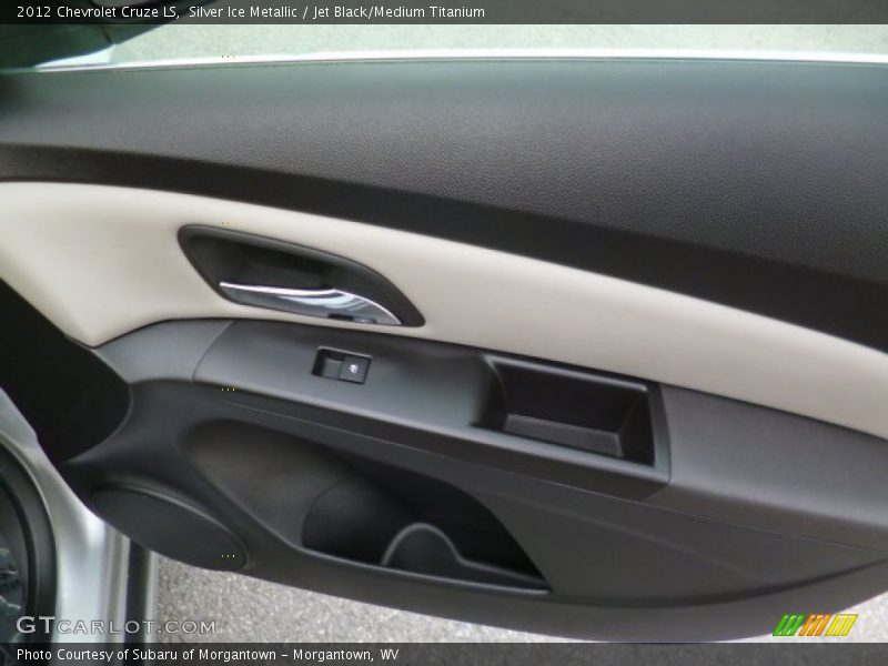 Silver Ice Metallic / Jet Black/Medium Titanium 2012 Chevrolet Cruze LS
