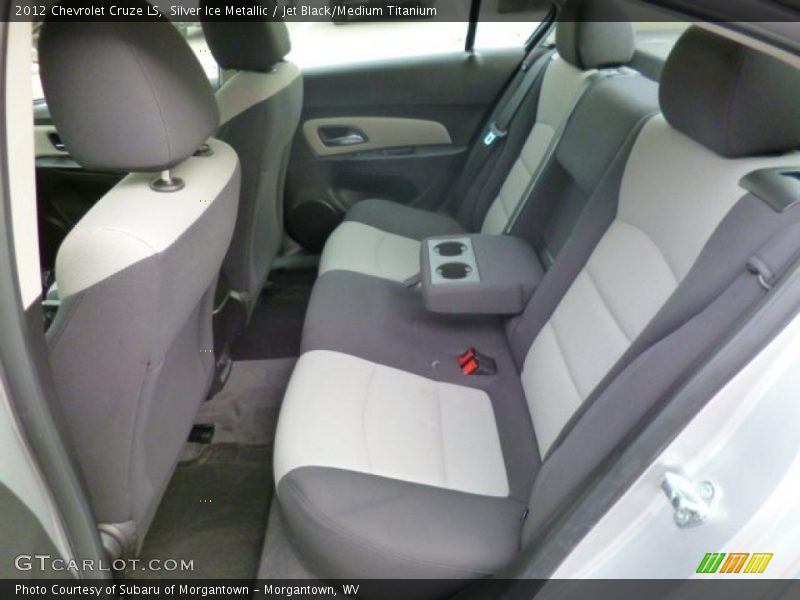 Silver Ice Metallic / Jet Black/Medium Titanium 2012 Chevrolet Cruze LS