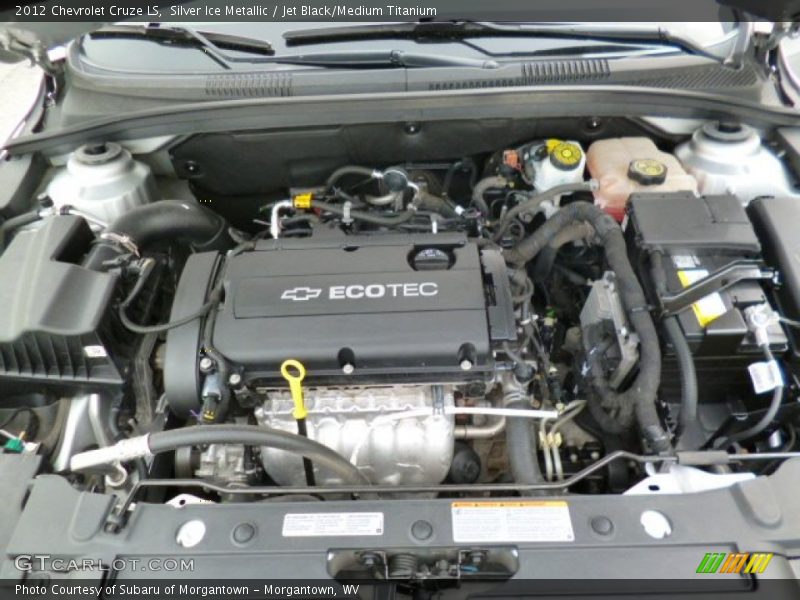 Silver Ice Metallic / Jet Black/Medium Titanium 2012 Chevrolet Cruze LS
