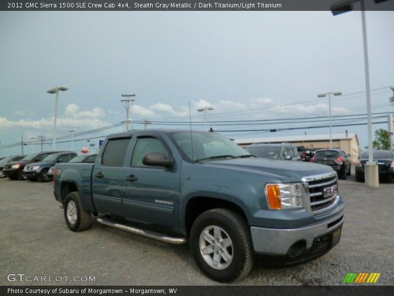 Stealth Gray Metallic / Dark Titanium/Light Titanium 2012 GMC Sierra 1500 SLE Crew Cab 4x4