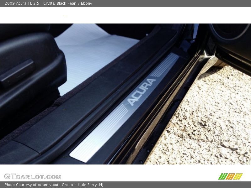 Crystal Black Pearl / Ebony 2009 Acura TL 3.5