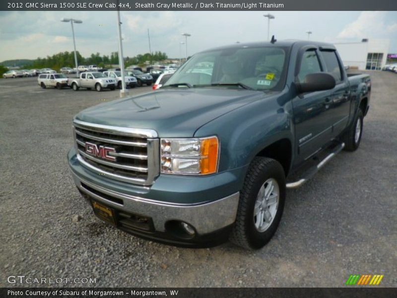 Stealth Gray Metallic / Dark Titanium/Light Titanium 2012 GMC Sierra 1500 SLE Crew Cab 4x4